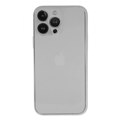 Mey İthalat®  iPhone 13 Pro Kılıf PP Ultra İnce Kapak - Beyaz