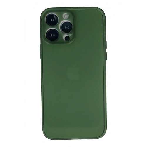 Mey İthalat®  iPhone 13 Pro Kılıf PP Ultra İnce Kapak - Yeşil