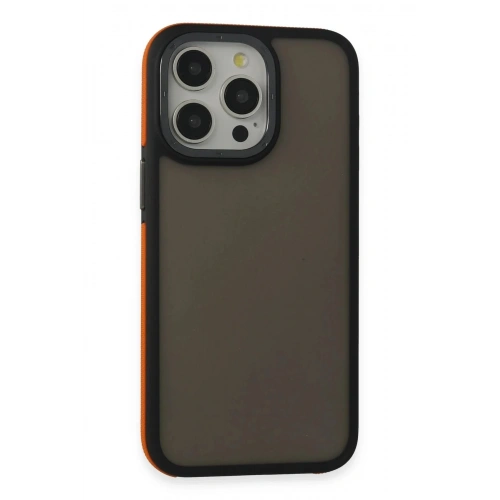 Mey İthalat®  iPhone 13 Pro Max Harvel Kapak - Turuncu