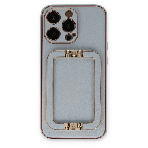 Mey İthalat®  iPhone 13 Pro Max Kılıf Coco Elit Kapak - Turkuaz