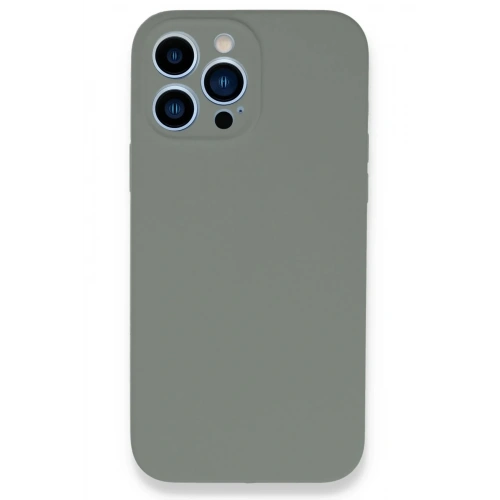 Mey İthalat®  iPhone 13 Pro Max Kılıf Lansman Legant Silikon - Gri