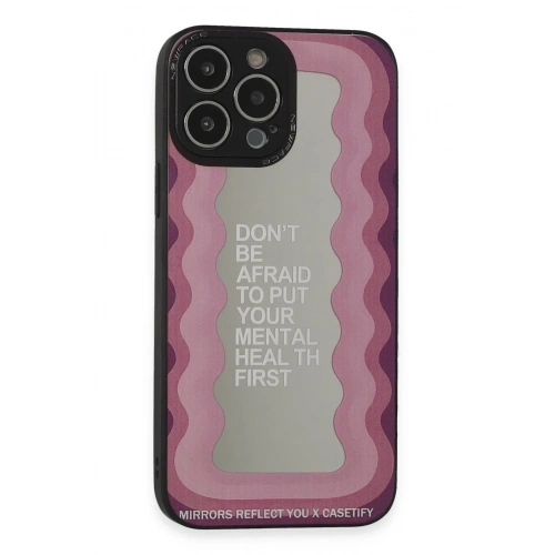 Mey İthalat®  iPhone 13 Pro Max Kılıf Mirror Desenli Kapak - Mirror - 11