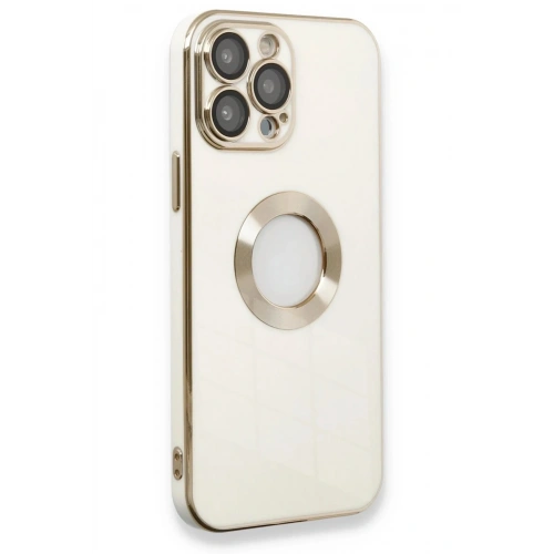 Mey İthalat®  iPhone 13 Pro Max Kılıf Store Silikon - Beyaz