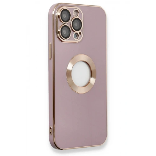 Mey İthalat®  iPhone 13 Pro Max Kılıf Store Silikon - Mor
