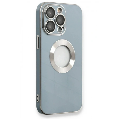 Mey İthalat®  iPhone 13 Pro Max Kılıf Store Silikon - Sierra Blue