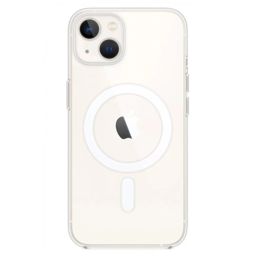 Mey İthalat®  iPhone 14 Kılıf Magneticsafe Şeffaf Silikon - Şeffaf