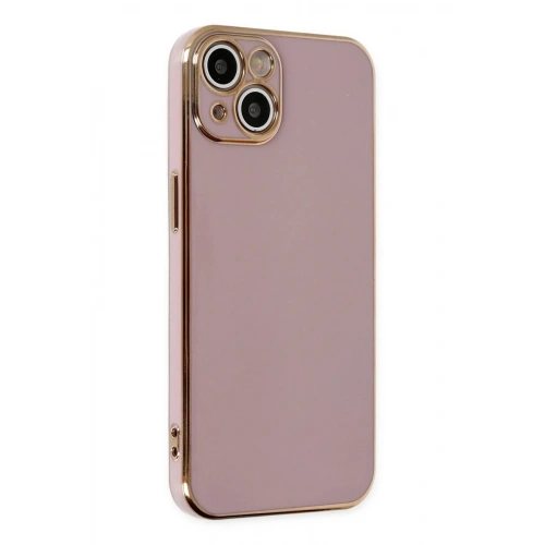 Mey İthalat®  iPhone 14 Kılıf Volet Silikon - Mor