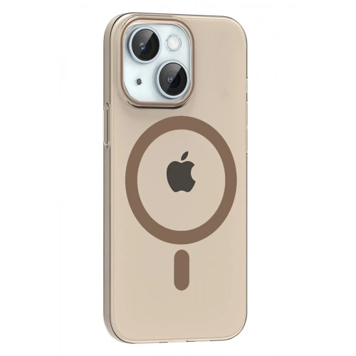 Mey İthalat®   iPhone 14 PC Blank Magsafe Kapak - Çöl Titanyum
