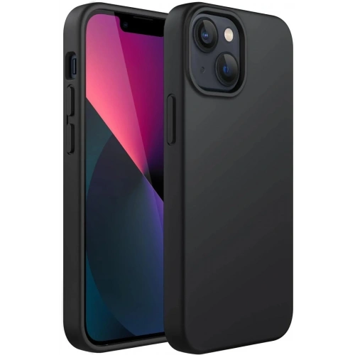 Mey İthalat®  iPhone 14 Plus Kılıf First Silikon - Siyah