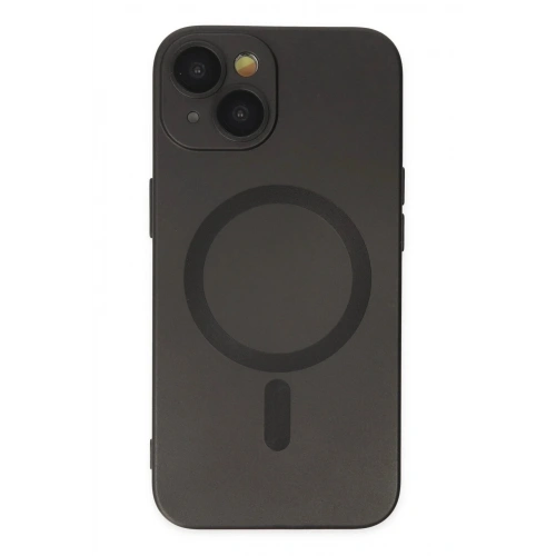 Mey İthalat®  iPhone 14 Plus Kılıf Moshi Lens Magneticsafe Silikon - Siyah