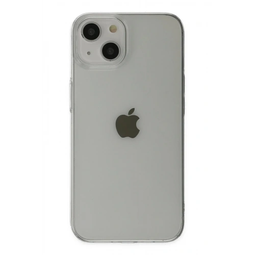 Mey İthalat®  iPhone 14 Plus Kılıf Pc Sert Şeffaf Kapak - Şeffaf