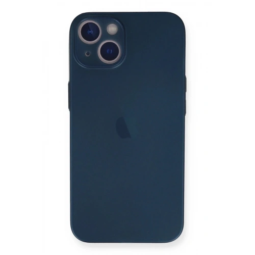 Mey İthalat®  iPhone 14 Plus Kılıf PP Ultra İnce Kapak - Mavi