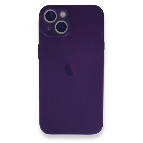 Mey İthalat®  iPhone 14 Plus Kılıf PP Ultra İnce Kapak - Mor