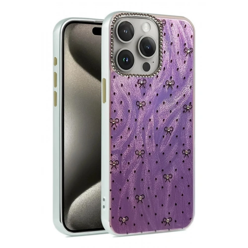Mey İthalat®  iPhone 14 Pro Kılıf Blade Aynalı Desenli Kapak - Desen 2