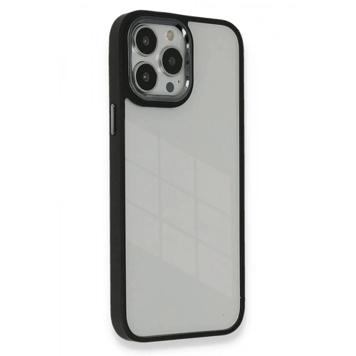 Mey İthalat®  iPhone 14 Pro Kılıf Dora Kapak - Siyah