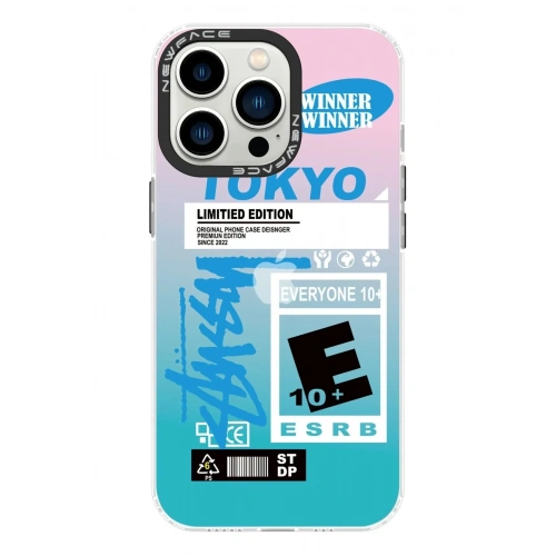 Mey İthalat®  iPhone 14 Pro Kılıf Estoril Desenli Kapak - Estoril - 1