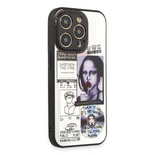 Mey İthalat®  iPhone 14 Pro Kılıf Mirror Desenli Kapak - Mirror - 2