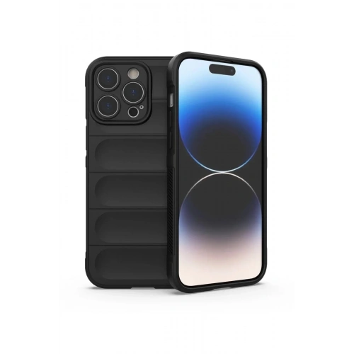 Mey İthalat®  iPhone 14 Pro Kılıf Optimum Silikon - Siyah