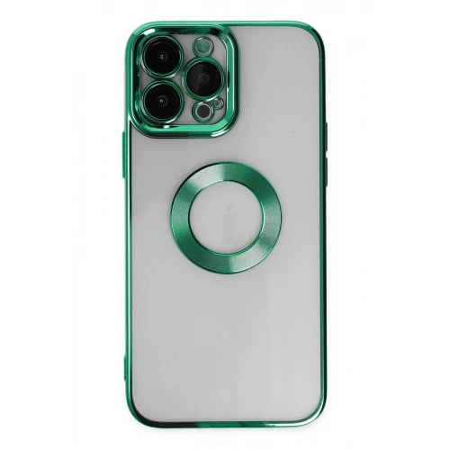 Mey İthalat®  iPhone 14 Pro Kılıf Slot Silikon - Köknar Yeşili