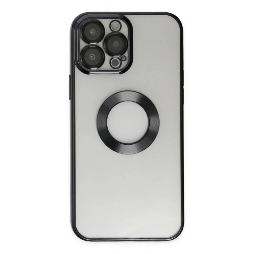Mey İthalat®  iPhone 14 Pro Kılıf Slot Silikon - Siyah