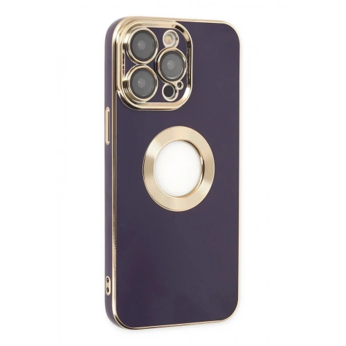 Mey İthalat®  iPhone 14 Pro Kılıf Store Silikon - Derin Mor