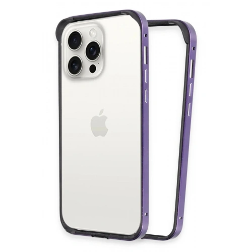 Mey İthalat®  iPhone 14 Pro Land Bumper Koruma Kapak - Derin Mor