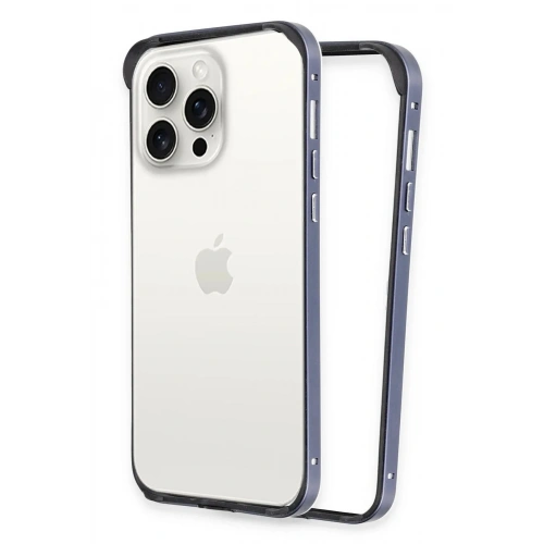 Mey İthalat®  iPhone 14 Pro Land Bumper Koruma Kapak - Lacivert