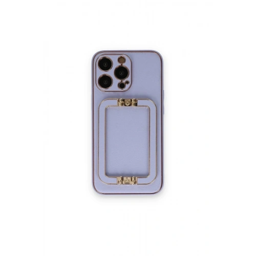 Mey İthalat®  iPhone 14 Pro Max Kılıf Coco Elit Kapak - Lila