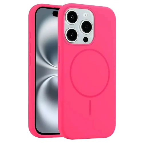 Mey İthalat®  iPhone 14 Pro Max Kılıf Jully Magsafe Kapak - Pembe