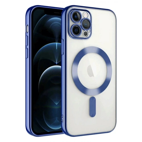 Mey İthalat®  iPhone 14 Pro Max Kılıf Kross Magneticsafe Kapak - Lacivert