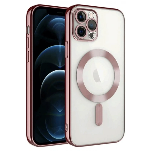 Mey İthalat®  iPhone 14 Pro Max Kılıf Kross Magneticsafe Kapak - Rose
