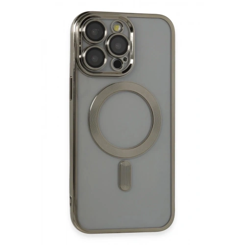 Mey İthalat®  iPhone 14 Pro Max Kılıf Kross Magneticsafe Kapak - Titan Gri