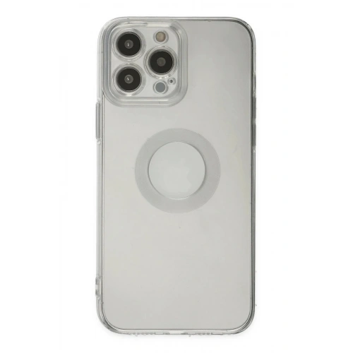 Mey İthalat®  iPhone 14 Pro Max Kılıf Santa Lens Silikon - Şeffaf
