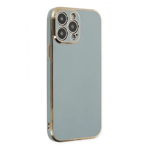 Mey İthalat®  iPhone 14 Pro Max Kılıf Volet Silikon - Açık Yeşil
