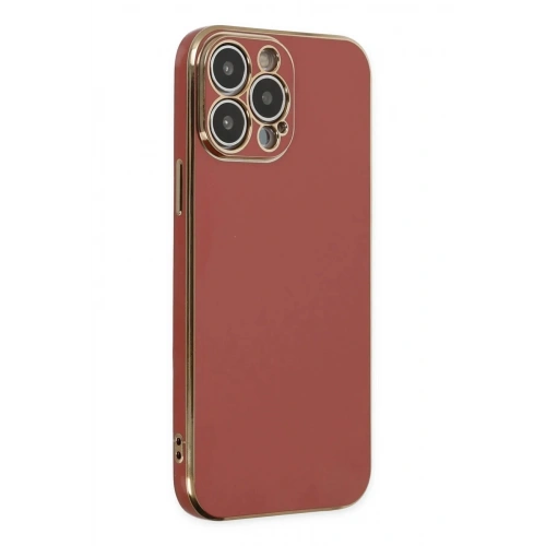 Mey İthalat®  iPhone 14 Pro Max Kılıf Volet Silikon - Kırmızı
