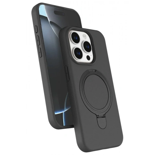 Mey İthalat®   iPhone 14 Pro Max Regal Magsafe Standlı Kapak - Titan Gri