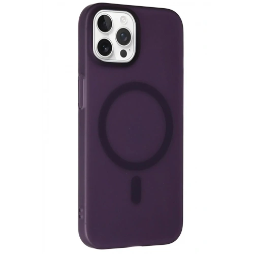 Mey İthalat®  iPhone 14 Pro Max Tuna PC Slim Magsafe Kapak - Derin Mor
