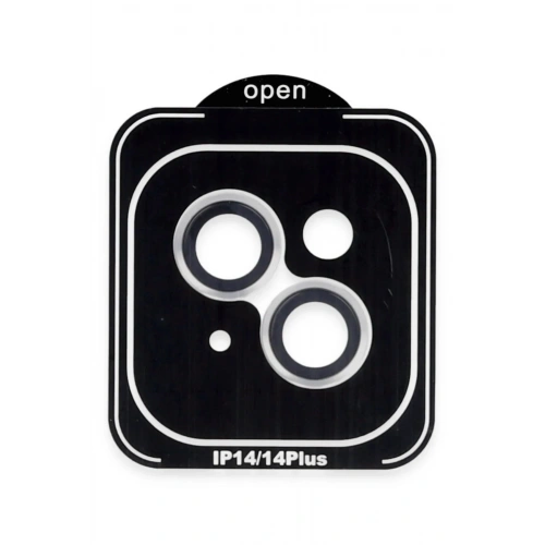 Mey İthalat®  iPhone 14 PVD Metal Kamera Lens - Gümüş