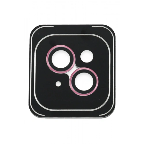 Mey İthalat®  iPhone 14 PVD Metal Kamera Lens - Pembe