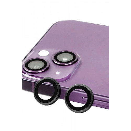 Mey İthalat®   iPhone 14 Raze Metal Kamera Lens - Siyah