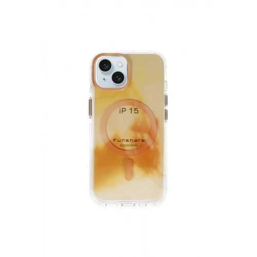 Mey İthalat®  iPhone 15 Phantom Magsafe Kapak - Gold
