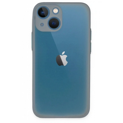 Mey İthalat®  iPhone 15 Plus Kılıf Montreal Silikon Kapak - Gri