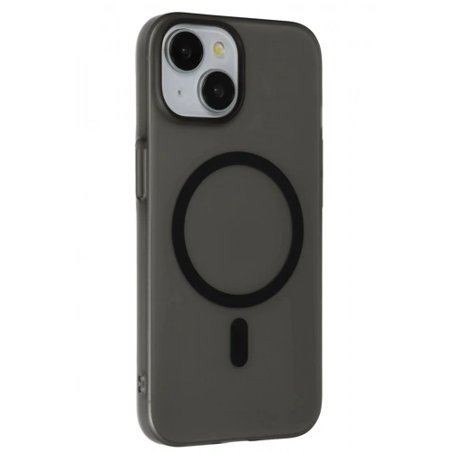 Mey İthalat®  iPhone 15 Plus Tuna PC Slim Magsafe Kapak - Siyah