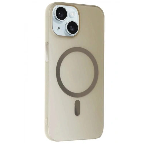 Mey İthalat®  iPhone 15 Plus Tuna PC Slim Magsafe Kapak - Titan Gri