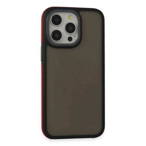 Mey İthalat®  iPhone 15 Pro Harvel Kapak - Kırmızı