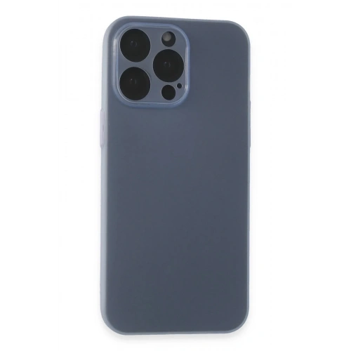 Mey İthalat®  iPhone 15 Pro Kılıf Puma Silikon - Mavi