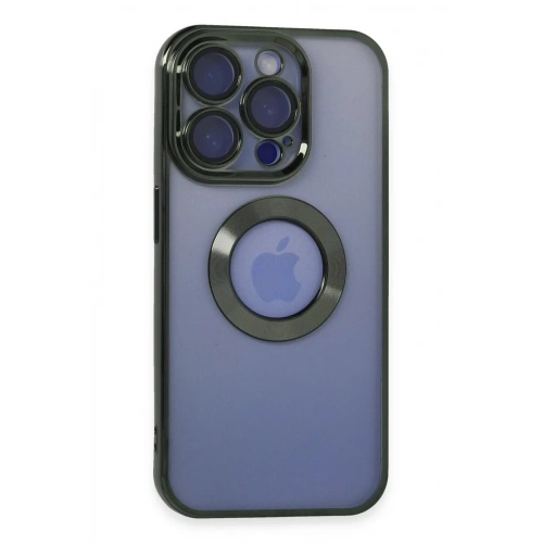 Mey İthalat®  iPhone 15 Pro Kılıf Slot Silikon - Köknar Yeşili