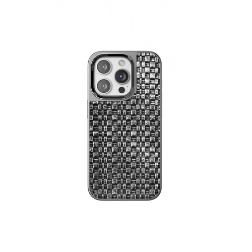 Mey İthalat®  iPhone 15 Pro Max Brand Kapak - Gümüş