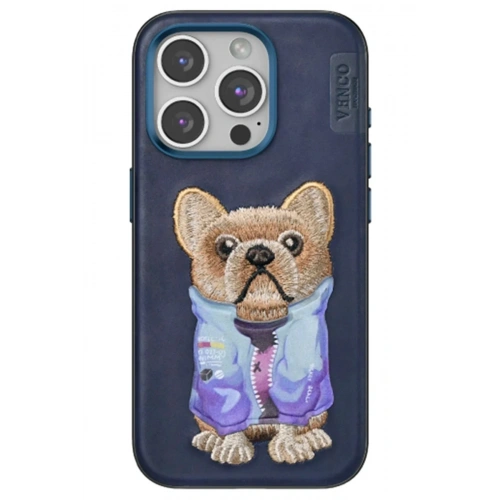Mey İthalat®  iPhone 15 Pro Max Cute Desenli Kapak - Lacivert