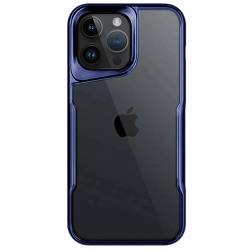 Mey İthalat®  iPhone 15 Pro Max Kılıf Boyi Silikon Kapak - Lacivert